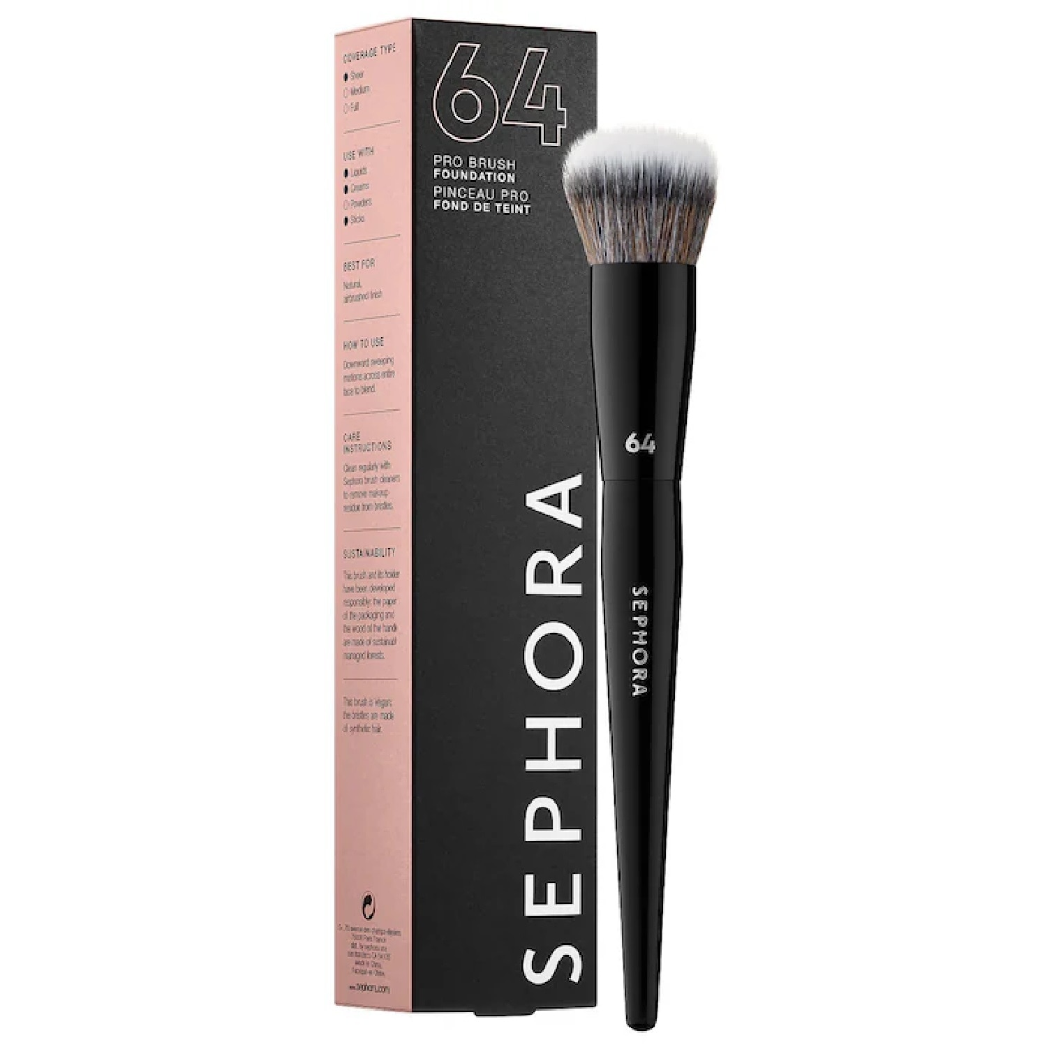 PRO FOUNDATION BRUSH 64 (BROCHA PARA BASE DE MAQUILLAJE)